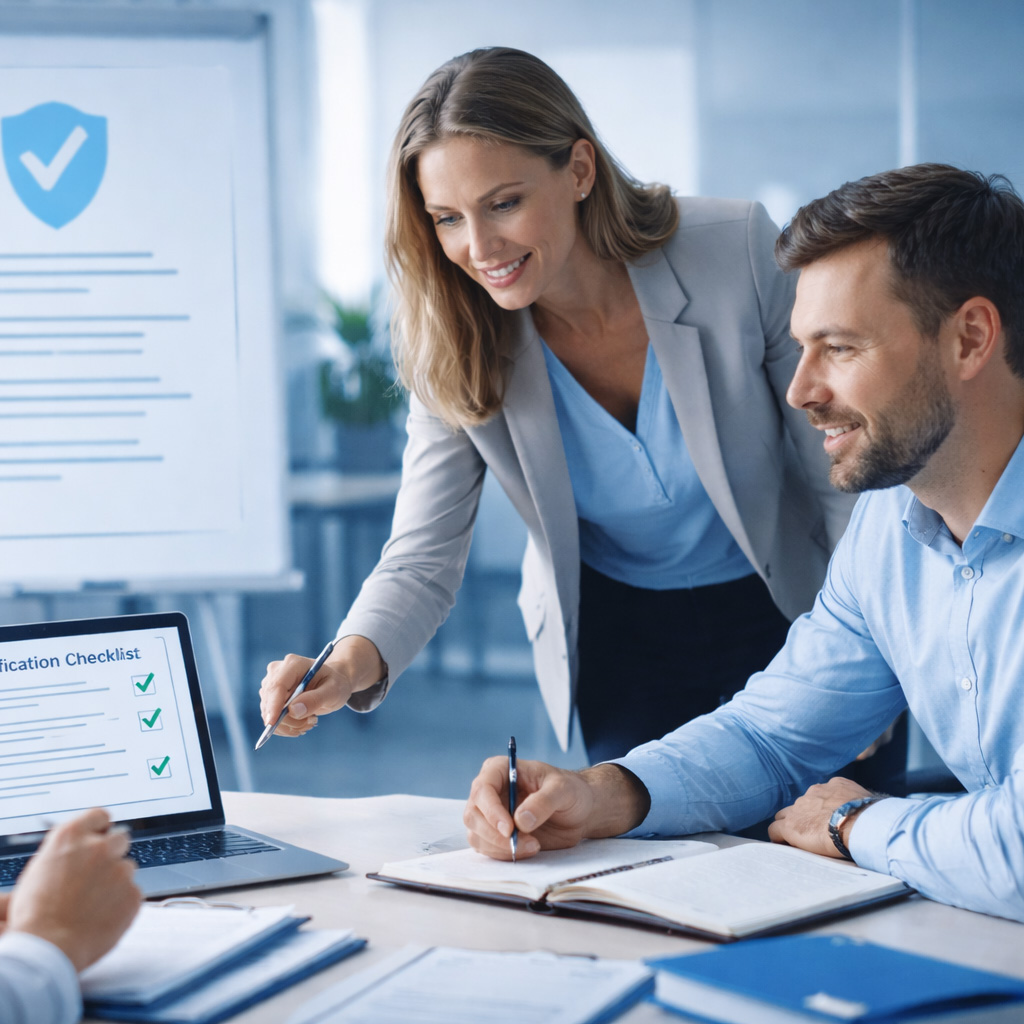 Audit et vérification de conformité avec checklist en entreprise